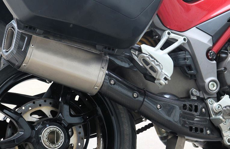 Ducati Multistrada 1200-1260 Titanium Exhaust System with OEM Exhaust Valve Function