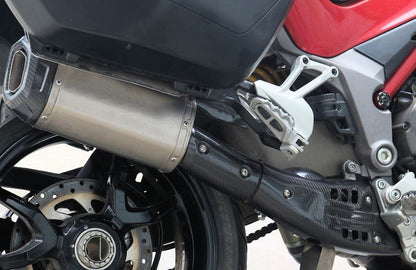 Sistema de escape de titanio con función de válvula de escape OEM para Ducati Multistrada 1200-1260