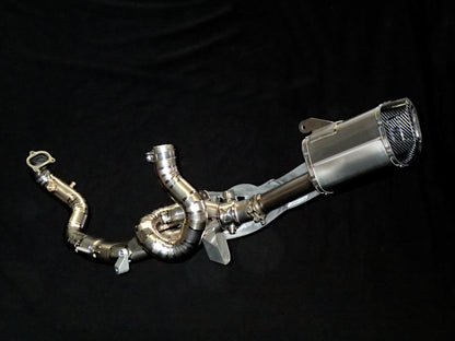 Ducati Multistrada 1200-1260 Titanium Exhaust System with OEM Exhaust Valve Function