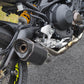 Yamaha MT09 FZ09 Vandemon Titanium Doughnut Exhaust & Carbon Fibre Muffler