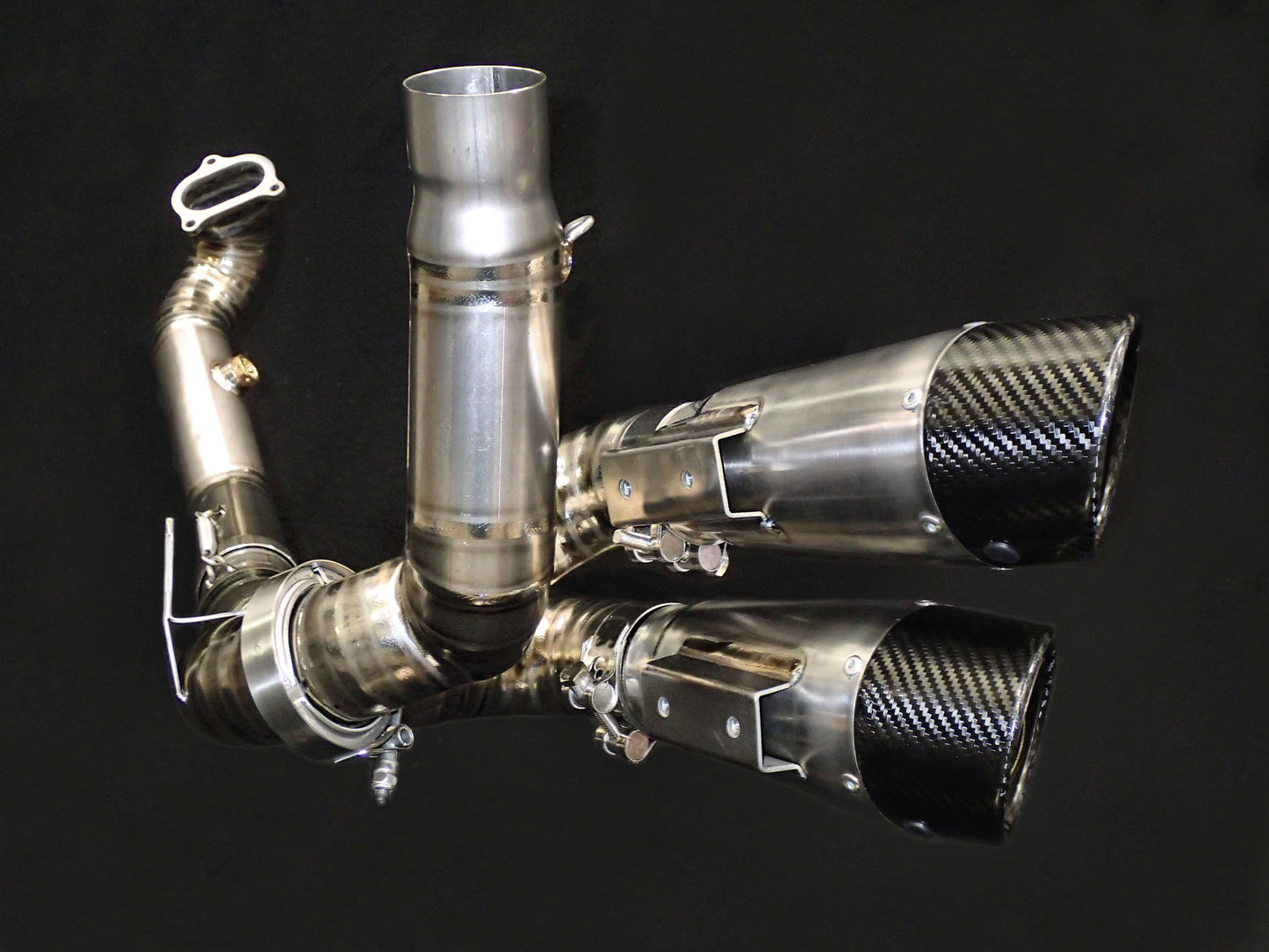 Ducati Vandemon Titanium Exhaust System