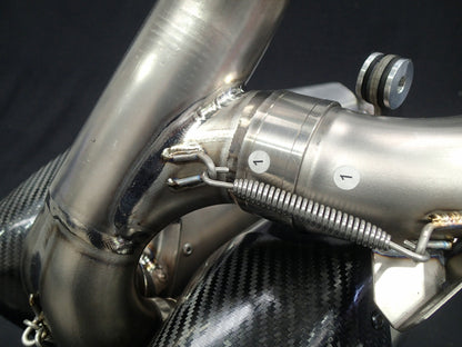 Panigale 899-959-1199-1299 Low Mount Full Titanium Exhaust Link