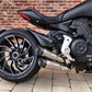Ducati XDiavel & Diavel S 1260 Vandemon Titanium Exhaust System 2016-20 on motorbike