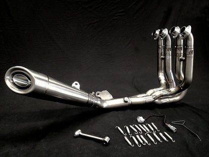 Kawasaki Ninja ZH2 Vandemon Brushed Titanium Exhaust System 2020-24